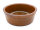Hundenapf 3.8 Liter, 28 x 11 cm, braun-glänzend