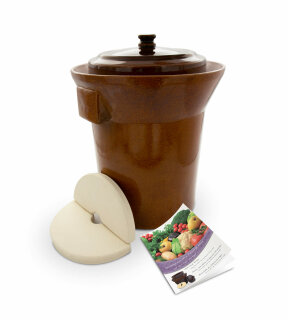Gärtopf Form 1, 10,0 Liter inkl. Deckel + Stein