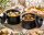 600 ml Schmalztopf aus Steinzeug mit Deckel – Buttertopf, Käsetopf & Vorratstopf, schwarz