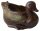 Pflanzgefäß Ente, 1,5L Tierfigur Blumentopf, 25 × 15 cm, Gartendeko, braun