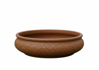 Pflanzschale Watzmann, 50 x 18 cm, braun