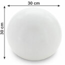 Garten Deko-Kugel, Ø 30 cm, weiß