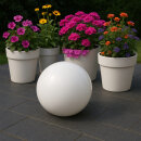 Garten Deko-Kugel, Ø 30 cm, weiß