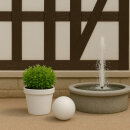 Garten Deko-Kugel, Ø 30 cm, weiß