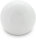 Garten Deko-Kugel, Ø 40 cm, weiß-matt