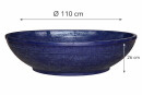 Pflanzschale Flach XXXL, 110 x 26 cm, blau