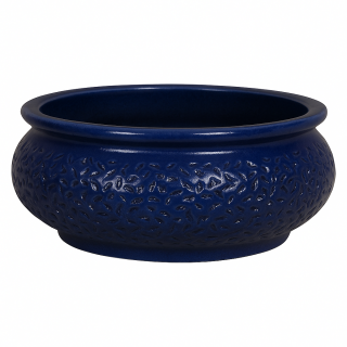 Pflanzschale Watzmann, 50 x 25 cm, blau