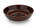 Bonsaischale / Pflanzschale Elegance Ø 31.5 x 10.0 cm, braun-glänzend