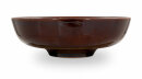 Bonsaischale / Pflanzschale Elegance Ø 31.5 x 10.0 cm, braun-glänzend