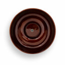 Bonsaischale / Pflanzschale Elegance Ø 31.5 x 10.0 cm, braun-glänzend