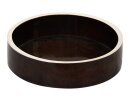 800 ml Kleintier Napf, Rand unglasiert 20x5,3 cm, braun