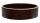1 Liter Kleintier Napf, Rand unglasiert 23,5x5,8 cm, braun