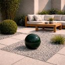 Garten Deko-Kugel, Ø 30 cm, dunkelgrün