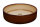 800ml Bonsaischale rund, 20 x 6 cm, braun, vollglasiert