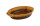 Auflaufform klein oval 28x20x6 (LxBxH) braun/gelb, aus Steingut