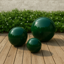 Garten Deko-Kugel, Ø 20 cm, dunkelgrün