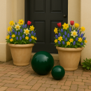 Garten Deko-Kugel, Ø 35 cm, grün
