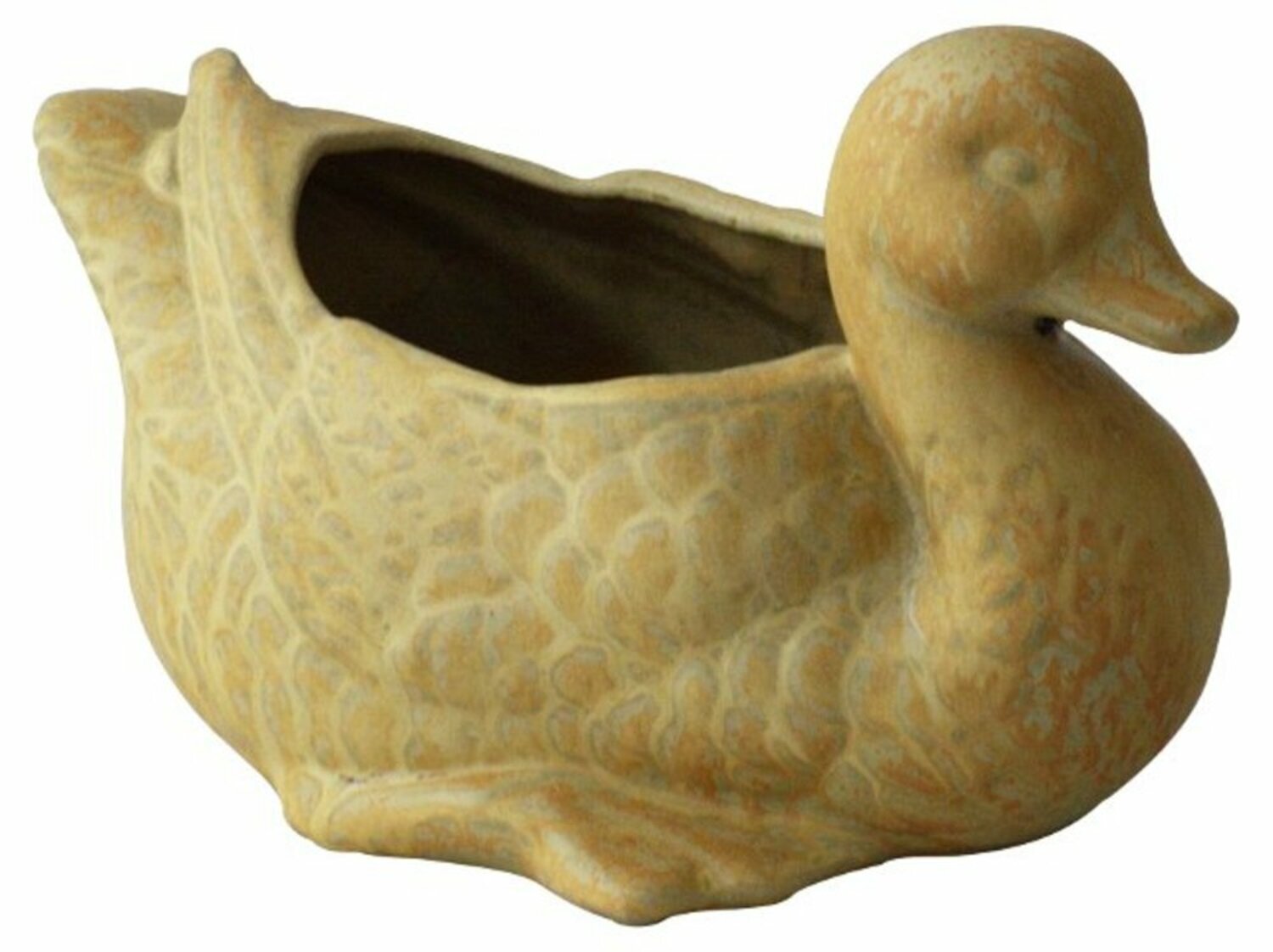 Pflanzgefäß Ente, 2,0L Tierfigur Blumentopf, 29 × 18,5 cm, Gartendeko