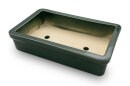 Orginal K&K Keramik Bonsaischale rechteckig 29x18x7 frostsicher