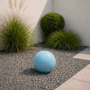 Garten Deko-Kugel, Ø 20 cm, hellblau