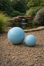 Garten Deko-Kugel, Ø 20 cm, hellblau