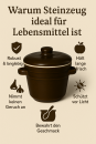 Schmalztopf 0,45 Liter dunkelbraun