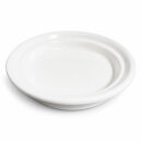Keimschale mit Edelstahlsieb 19 cm –  Keramikschale für Sprossen & Microgreens, weiß