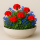 Bonsaischale Ø51x16 cm Pflanzschale Elegance, weiß