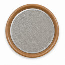 Keimschale mit Edelstahlsieb 19 cm –  Keramikschale für Sprossen & Microgreens, braun