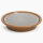 Keimschale mit Edelstahlsieb 19 cm –  Keramikschale für Sprossen & Microgreens, braun