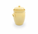 Gärtopf 5,0 Liter inkl. Deckel + Stein [Form 2] beige