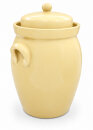 Gärtopf 7,0 Liter inkl. Deckel + Stein [Form 2] beige