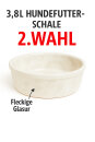 2. Wahl Artikel - Hundenapf 3.8 Liter, 28 x 11 cm, weiß