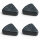 4er-Set Unterlegfüße dreieckig 7×8 cm , grau-granit