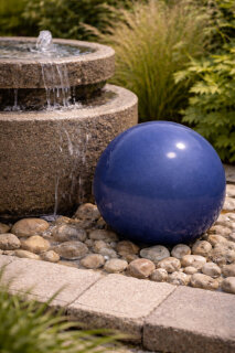 Garten Deko-Kugel, Ø 30 cm, blau