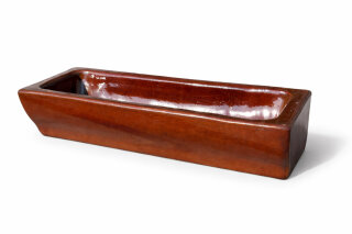 10L Futtertrog, 20 x 60 cm, braun