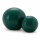 2er Set Dekokugeln  – Ø 20 & 30 cm – Keramik Kugeln für Garten, Terrasse & Balkon, Dunkelgrün