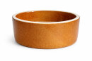 500 ml Futternapf 15,5x5,5 cm, Rand unglasiert, Honigbraun