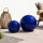 2er Set Dekokugeln – Ø 20 & 30 cm – Keramik Kugeln für Garten, Terrasse & Balkon, Dunkelblau