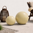 2er Set Dekokugeln  – Ø 20 & 30 cm – Keramik Kugeln für Garten, Terrasse & Balkon, Sand