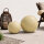 2er Set Dekokugeln  – Ø 20 & 30 cm – Keramik Kugeln für Garten, Terrasse & Balkon, Sand