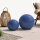 2er Set Dekokugeln – Ø 20 & 30 cm – Keramik Kugeln für Garten, Terrasse & Balkon, Blau