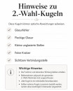 2. Wahl / B-Ware Garten Deko-Kugel, Ø 20 cm, weiß