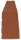 Kanalkeilklinker Form A 240 x 115 x 67/56mm  Rot  Vollstein