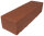 Kanalsparklinker 240 x 55 x 71mm (Parallelriemchen) gerade  NF-Format mit halber Höhe, Vollstein, Rot