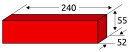 Kanalsparklinker DF (Dünnformat) 240x55x52mm, Vollstein