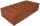 Kanalsparklinker 2DF gerade 240 x 55 x 113mm, Vollsteine, ungelocht