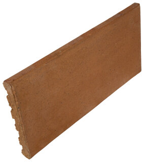 Steinzeugplatten 240 x 115 x 15mm, Rückseite mit Schwalbenschwanzprofil, braun