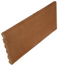 Steinzeugplatten 240 x 115 x 15mm, Rückseite mit Schwalbenschwanzprofil, braun