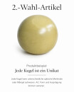 2. Wahl / B-Ware Garten Deko-Kugel, Ø 20 cm, sand